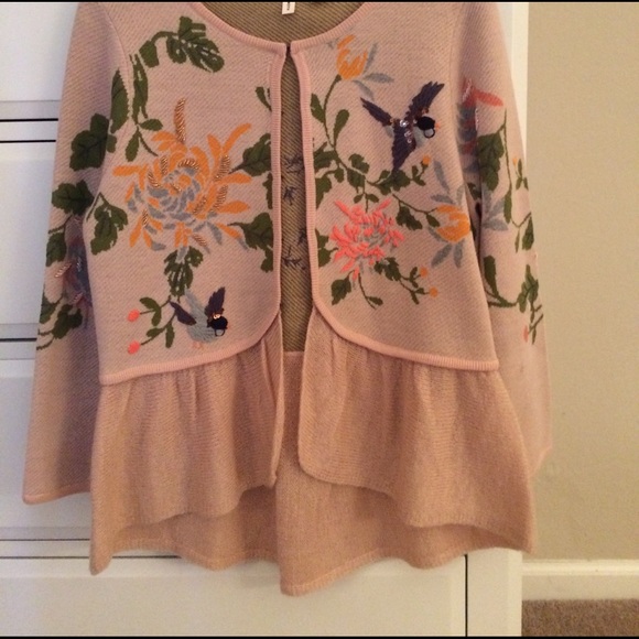 Anthropologie beautiful bird sweater - Picture 2 of 4